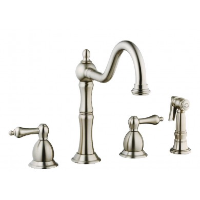 Bfn120 01ss Belle Foret Two Handle Kitchen Faucet With
