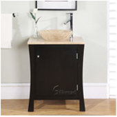 SilkRoad Single Vanity with Vessel Sink