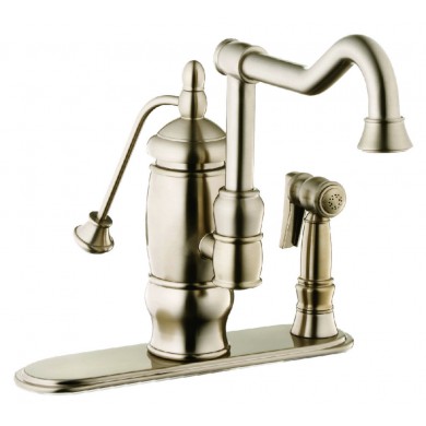 Bfn147 04ss Belle Foret Single Handle Kitchen Faucet With Matching