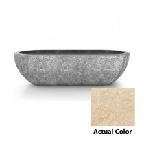 D'Vontz GA-ETN733620 Etna Natural Stone Bath Tub - Galala