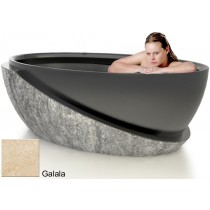 D'Vontz GA-ROM724026 Roma Natural Stone Bath Tub - Galala