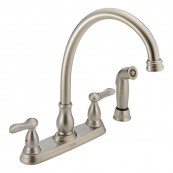 Delta 25705lf Ss Celice Two Handle Centerset Lavatory Faucet